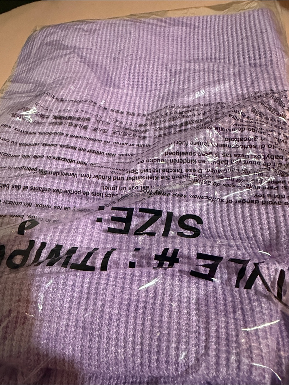 Zenana Women’s Wide-Leg Lounge Pants & Top Set - Lavender - Picture 8 of 8